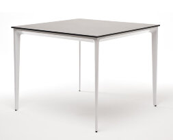 Обеденный стол Малага из HPL 90 серый гранит